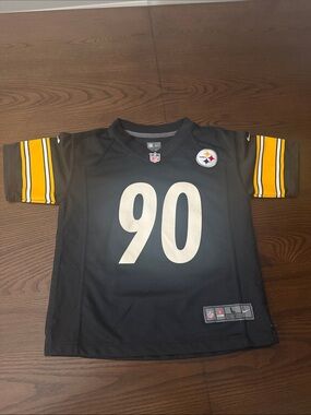 NFL Kids TJ Watt #90 Steelers Jersey Tee L